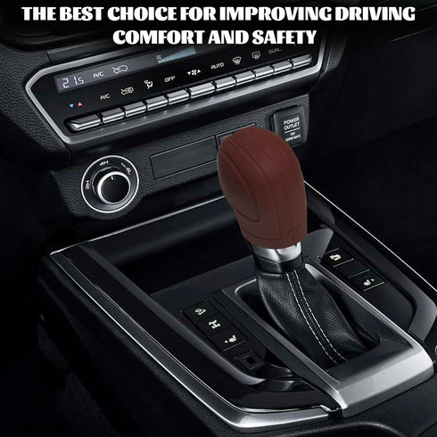 Ouzorp 1 Piece Car Gear Shift Knob Cover - Flexible Silicone Car Automatic Shift Protector - Universal Anti-Slip Car Knob Shift Shift Lever Protec...