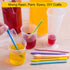 FEPITO Silicone Stir Sticks Kit Includes 9 Pcs Silicone Stir Sticks 4 Pcs Silicone Epoxy Brushes 2 Pcs Silicone Spatula for Mixing Resin, Paint, E...