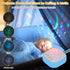 Portable Sound Machine Baby, White Noise Machine Baby Sleep Shusher with Projector Star Starry Light, Kids Travel Soother Toddler Aid Music for In...