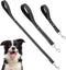 PUPTECK Reflective Short Dog Leash - 3 Packs 2.5ft/ 1.5ft/ 1ft Nylon Dog Leash with Strong Clip, and Soft Padded Handle, Durable Training Leash fo...