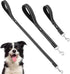 PUPTECK Reflective Short Dog Leash - 3 Packs 2.5ft/ 1.5ft/ 1ft Nylon Dog Leash with Strong Clip, and Soft Padded Handle, Durable Training Leash fo...