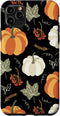 iPhone 11 Pro Max Autumn falling leaves and pumpkin spice harvest happy fall Case...