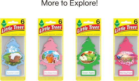 LITTLE TREES Air Fresheners Car Air Freshener. Hanging Tree Provides Long Lasting Scent for Auto or Home. Jasmin, 24 Air Fresheners...