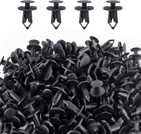 120 Pcs Fastener Rivets Replace 6503598 Compatible with 2007-2020 Jeep Wrangler JK JL & Unlimited Grill Grille Bumper Body Plastic Retainer Clips...