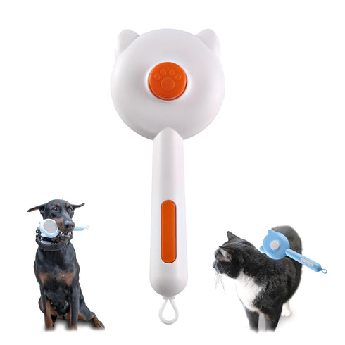 Pet Brush - Cat and Dog Grooming Brush, Light Weight, Soothing, Massaging Pet Brush to Comfort Cats and Dogs and Untangle, Brush and Remove Hair. ...