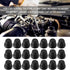 18PCS Car Disc Brake Bleeder Caps,Waterproof Dustproof Rubber Grease Fitting Caps,Universal Zerk Fitting Cap Car Accessories for Most Cars Trucks ...
