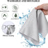 Extra Large Microfiber Cleaning Cloths Glasses Cleaning Cloth 12 x 12 Inch for Eyeglasses Lens Glasses Reusable Eyeglass Cleaner Cloths(Color B)...