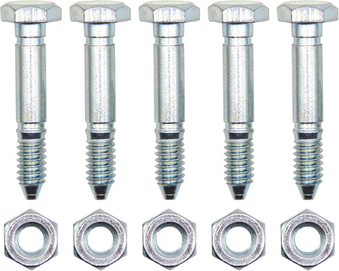 10 PK 1/4" 53200500 Shear Bolts and Nuts Replacements for Ariens 05907100 51001600 532005 Snow Blower...