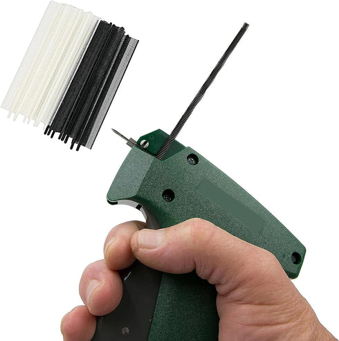2000 Pcs Mini Stitch Gun Fasteners Kit, 0.18 inch Extra Fine Stitch Gun Fasteners, Tiny Smallest Tagging Gun Fasteners Include 1000 Black Fastener...