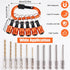Bit Holder 1/4 inch Hex Shank Screwdriver Bits Holder Extension Bar Keychain Screw Adapter Drill Change Hand-held Screwdrivers Drill Bits Holder P...