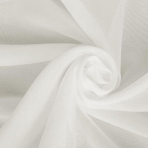 BUHUA White Sheer Curtains 84 Inches Long Rod Pocket Window Treatment Voile Panels 55" X 84" Length for Kitchen/Bedroom/Living Room Set of 2 Panel...