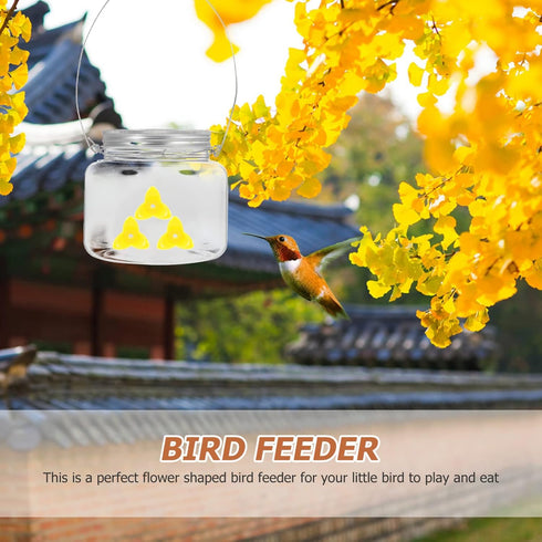 POPETPOP 12Pcs Hummingbird Feeder Replacement Flowers Bird Feeder Feeding Ports Replacement Parts for Hanging Feeders Yellow...