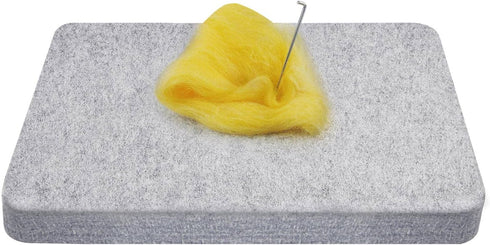 YCWEI YCWEI Needle Felting Pad,100% Natural Wool Needled Felting Mat, 5 x 6 x 1 inch Eco-Friendly Felting Block, Thick and Firm Needle Felting Bas...