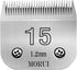 15 Cut Length 3/64"(1.2mm) Detachable Pet Dog Clipper Blades UltraEdge Series Compatible with Most Andis,Oster A5 Wahl KM Series Clippers...