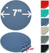 Mxmll 4pk 7 Inch Round Heat Resistant Silicone Trivets Fot Hot Dishes Protect Table Counter Top from Hot Pots and Pans with This Sleek and Stylish...