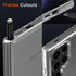 Cover for Samsung Galaxy S24 Ultra Case, Non-Yellowing Hard PC Back, Slim Thin Soft Edge Shockproof Phone Case Accessories for S24 Ultra, Clear...