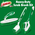Libman Heavy Duty Scrub Brush Kit | Cleaning Brushes for Household Use | Tub Scrubber | Easy Grip Scrub Brush | Big Job Kitchen Brush | Dual Sided...
