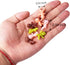 Lamoutor 200 Pieces Mini Plastic Babies Mixed Race For Baby Shower Party Favor Supplies Ice Cube Game Party Decorations 1 Inch ( Dark Brown, Latin...