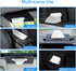 Car Tissue Holder, Upgraded Version Hanging Tissue Holder in Car, Premium PU Leather Car Napkin Holder for Universal Auto, Easy Use (Black)...