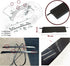 Auto Parts BSR555 Roof Rack Port Cover Trim 2126902882 Compatible with Mercedes E Class W212 S212 96 mm*30 mm...