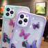Butterfly Bling Clear Case Compatible with iPhone 11 Pro Max, Case for Women Cute Slim Soft Slip Resistant Protective Phone Case Cover for iPhone ...