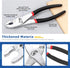 Glarks 6 Inch 8 Inch 10 Inch Slip Joint Pliers, Chrome Vanadium Steel Body with Non-Slip Handle and Rivet Joint Assembly...