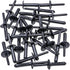 Rexka 30pcs 1/4" Hole Fender Liner Wheelhouse Liner Bumper Cover Nylon Blind Rivet for Jeep Dodge Chrysler 34201631...