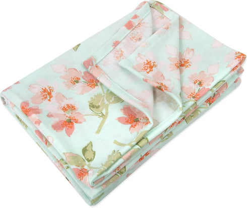 Wendy Bellissimo Super Soft Swaddle Receiving Blanket (35x40) with Hat or Headband for Baby Boy or Baby Girl (Aqua)...