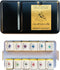 Csy Art Gallery Metallic Watercolour Paints Handmade Glitter Shimmering Double Color Watercolour Solid Paint Include 12 Colors Water Colour In Por...