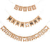 Blulu 3 Pieces Bridal Shower Decor Set Rustic Burlap Bunting Banner Gifts for Bachelorette Party Decoration(Black)...