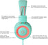 noot products Kids Headphones K11 Foldable Stereo Tangle-Free 5ft Long Cord 3.5mm Jack Plug in Wired On-Ear Headset for iPad/GiveAbay Kindle,Fire/Bo...
