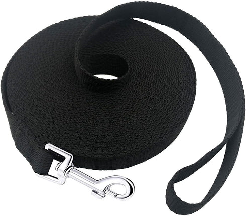 15ft 20ft 30ft 40ft 50ft Long Dog/Puppy Lead Obedience Recall Training Dog Leashes for Small Medium Dogs Camping, Training, Play, or Backyard (30 ...