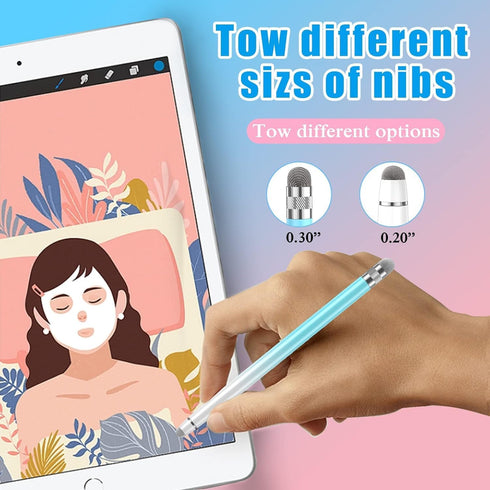 3PCS Stylus Pens for Touch Screens, Stylus Pen for iPhone/iPad/Tablet Android/Microsoft/Surface, Compatible with All Touch Screens(Purple/Pink/Blu...