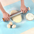 Adjustable Rolling Pin With 4 Thickness Rings, Stainless Steel Dough Roller Pizza Roller Handle Press Design With Measurement Guide For Baking, Fo...