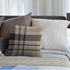 HGOD DESIGNS Plaid Throw Pillow Cover,Traditional Gingham in Palette of Black Beige and White Decorative Pillow Cases Cotton Linen Square Cushion ...