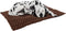 Dog Bed – 42x26 Large Pet Pillow and Crate Pad with Faux Fur Sleep Surface and Non-Slip Bottom – Machine Washable Dog Bed by PETMAKER (Brown)...
