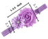 QandSweet Baby Girl Headbands with Polygonal Flower Inlay Rhinestone for Photography (10 Pack)...