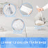 Small Trash Bags 1.2 Gallon, 108 Count Garbage Bags Bathroom Mini Trash Can Liners, fit 4.5-5 Liter White...