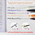 BAYTORY Transparent Sticky Notes, 3 x 3 inch Clear Waterproof See Through Memo Pad, Self-Adhesive Translucent Writable Index Tabs for Annotating B...