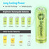 Brightown 8 Pack Rechargeable Battery AA, NiMH Pre Charged Double A Battery for Solar Lights and Household Devices, Recharge up to 1200 Cycles...