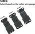 Herm Sprenger Black Stainless Steel ClicLock Buckle Quick Release Fastener for Dog Training Prong Collar for Small Medium Large Dogs Made in Germa...