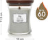 WoodWick Medium Hourglass Scented Candle with Crackling Wick | Lavender & Cedar | Up to 60 Hours Burn Time...
