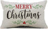 DFXSZ Merry Christmas Pillow Covers Holly Berries Lumbar Pillow Covers Outdoor Pillowcase 12x20 Inch for Home Decoration...