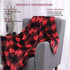 PiccoCasa Pet Dog Blanket, Flannel Fleece Puppy Blanket Plaid Plush Warm Rug Blankets for Small-Medium Dogs Cats Sleeping Mat, 30 x 40 Inches, Sca...