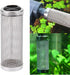 Aquarium Filter Cover Stainless Steel Intake Strainer Fish Shrimp Cover Filter Guard Fish Shrimp Mesh Aquarium Intake Filter Mesh for Shrimp and F...