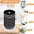 2 Pcs Acrylic Tumbler Lid Organizers,Storage Rack Water Bottle Lid Holder Vertical,Storage Up to 24 Cup Lid,Tumbler Lid Storage Rack for Kitchen C...