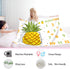 Pineapple Baby Monthly Milestone Blanket, 48x40in Cool Summer Fruits Blanket Newborn Mom Gifts for Newborn Baby Shower,Baby Growth Chart Photograp...