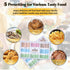 Air Fryer Magnetic Cheat Sheet Cookbook Cooker Accessories Magnet Cooking Times Chart Quick Reference Guide for 66 Common Prep Functions...