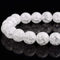 RUBYCA Natural AAA Grade White Clear Quartz Crystal Crackle Round Beads Jewelry Making 1 Strand 4mm...