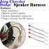 4 Pack 72-6514 Speaker Wire Harness Adapter Plug Compatible with Jeep Wrangler Chrysler Town & Country Speaker Harness Adapter Dodge Dakota Front ...